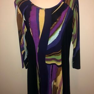 Parsley & Sage 3/4 Sleeve Tunic Dress Small S